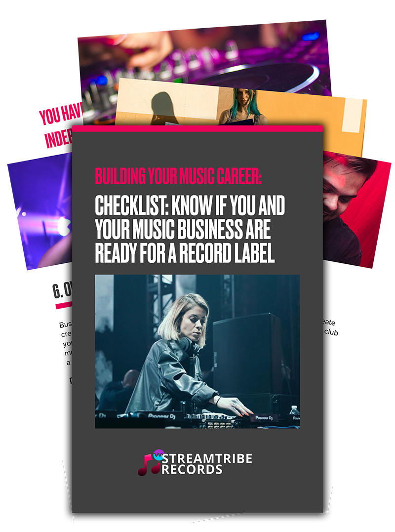 Know if you are ready for a record label with our free StreamTribe Record Label Checklist