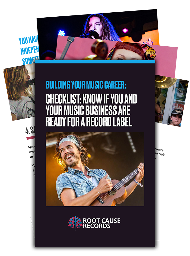 Know if you and your music business are ready for a record label with our free checklist