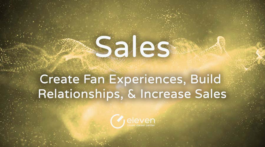 Music artists need to create fan experiences and build relationships with fans, venues, and other industry professionals in order to help increase sales